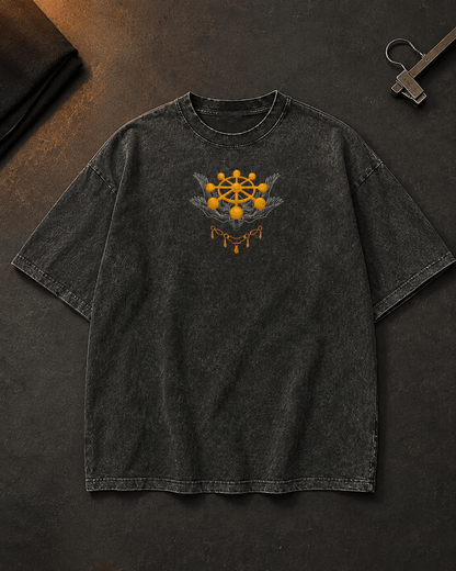 Camiseta Oversized Mahoraga — Divine Wheel